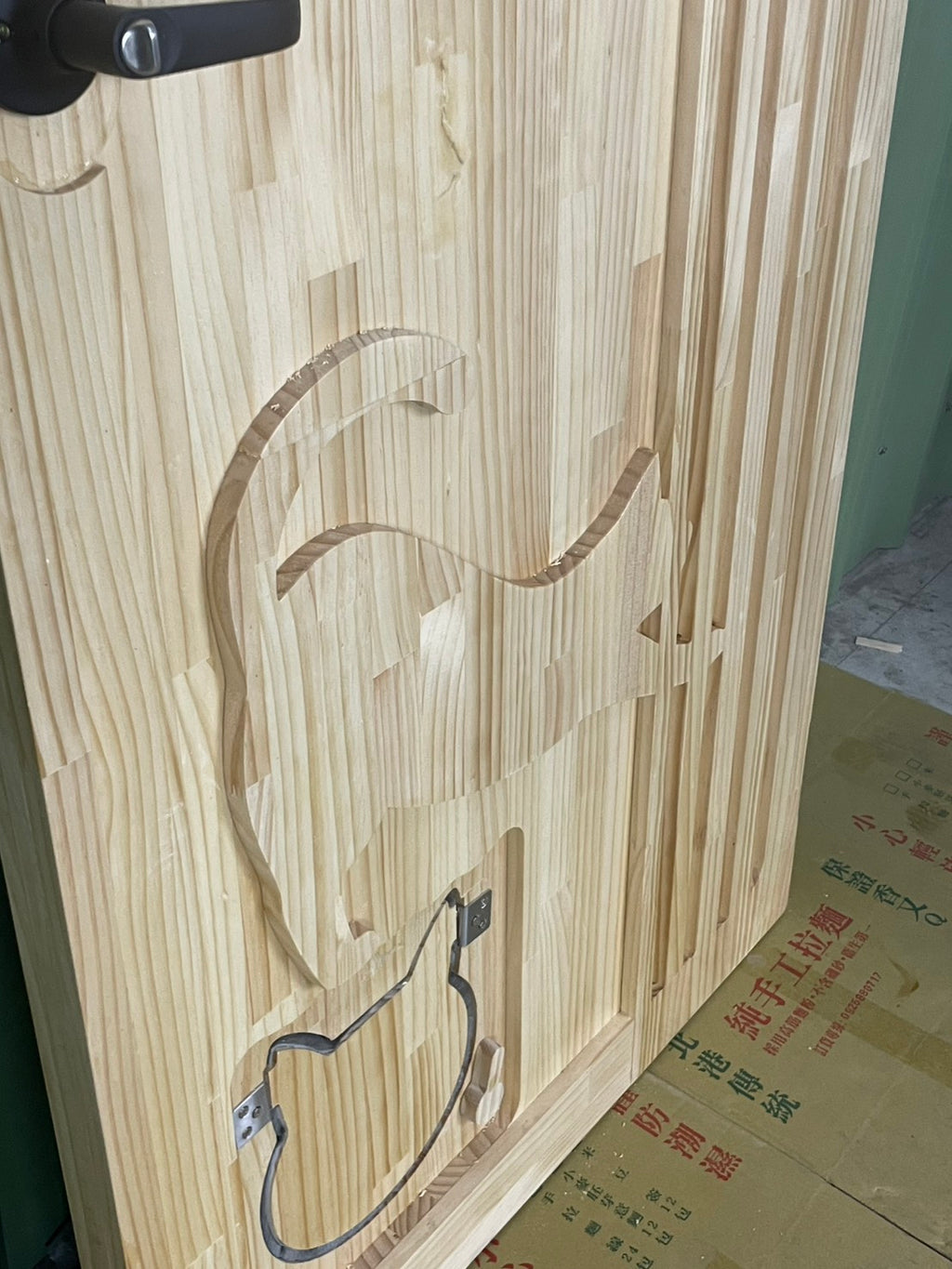 實木可愛設計門片＋靜音貓小門（含到府施工安裝）新北桃園-新竹